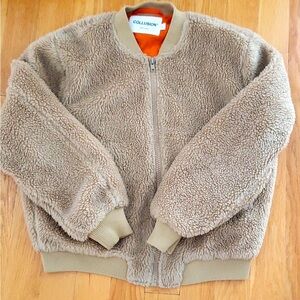 Asos tesdy bomber tan color women's M